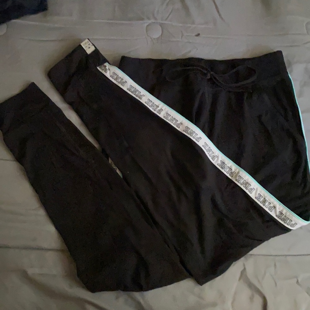 Pink leggings, joggers/leggings, size M